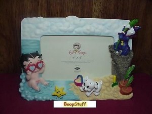 Baby Betty Boop Picture Frame On The Beach Design W6891