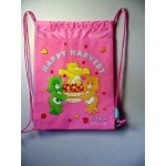 Care Bears Book Bag / Cinch Sack Pink #37