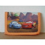 Cars Mini Tri Fold Wallet Orange #24
