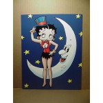 Betty Boop Post Card #06 Moon Design 8x10