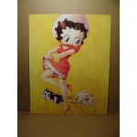 Betty Boop Post Card #07 With Pudgy Design 8x10