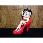 Betty Boop Ornament Sitting In Shoe Retired Item