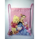 Winnie The Pooh & Friends Book Bag / Cinch Sack Pink #13