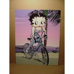 Betty Boop Post Card #11 Bicycle Design 8x10